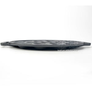 19 Poffertjes muslimah Mini Pancake Pan <span class=keywords><strong>ghisa</strong></span> olandese Mini-Pancake Pan Iron farcito Pancake Balls Aebleskiver Pan - Product Image 3