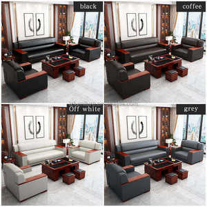 Executive Modern Leather Office <b>Sofa</b> <b>Set</b> for Home Hotel School Apartment Bedroom Reception Living Room Outdoor Hall Hospital Use - Product Image 5