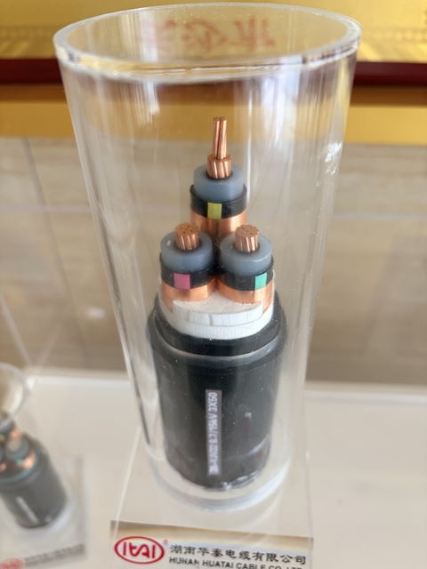 NA2XY-J 8.7/15KV MV IEC 60502-1 Copper XLPE Insulated PVC Sheathed 3*50mm2 Black Flame Retardant Class B Power Cable