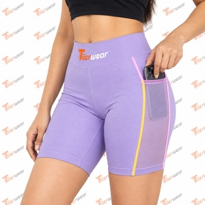 <b>Women's</b> Stretch <b>Compression</b> <b>Shorts</b> Fitness Gym Running Cycling Workout Athletic Sports Mid Skinny Fit Spandex/Polyester - Product Image 5
