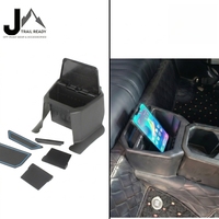 Boîte de rangement pour console centrale arrière de voiture, pour Suzuki Jimny JB64JB74 2018+, 3 portes, accessoires intérieurs, plateau de rangement