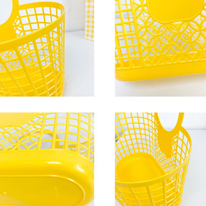 Sac à main en plastique tressé fait main pour femme, couleur bonbon, <span class=keywords><strong>grande</strong></span> capacité, sacs paniers tissés pour enfants, idéal pour <span class=keywords><strong>la</strong></span> <span class=keywords><strong>plage</strong></span> d'été, <span class=keywords><strong>grand</strong></span> sac de courses pour enfants - Product Image 5