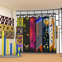 Mur d'escalade de parc d'attractions de sport d'intérieur personnalisé mur d'escalade souple pour les enfants