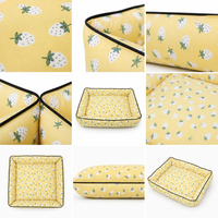 Coussin de lit pour animaux de compagnie épaissi et chaud, toutes saisons, matelas doux pour chiens et chats, coussin de couchage pour chatons et chiots, ensemble de fournitures pour animaux de compagnie lavables