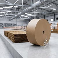 Papier kraft absorbant l'eau, enduit de résine haute résistance à l'humidité, pour rideaux d'ombrage et coussinets de refroidissement, destiné aux équipements de ventilation du bétail.
