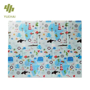 Chinese Supplier organic baby play mat tatami play fabric certificate foam mats indoor soft eco friendly baby play mat