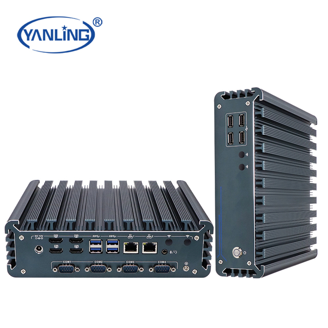 12th Core I3 I5 1235U I7 Fanless Industrial Computer Fanless Pc Embedded Computer 12v