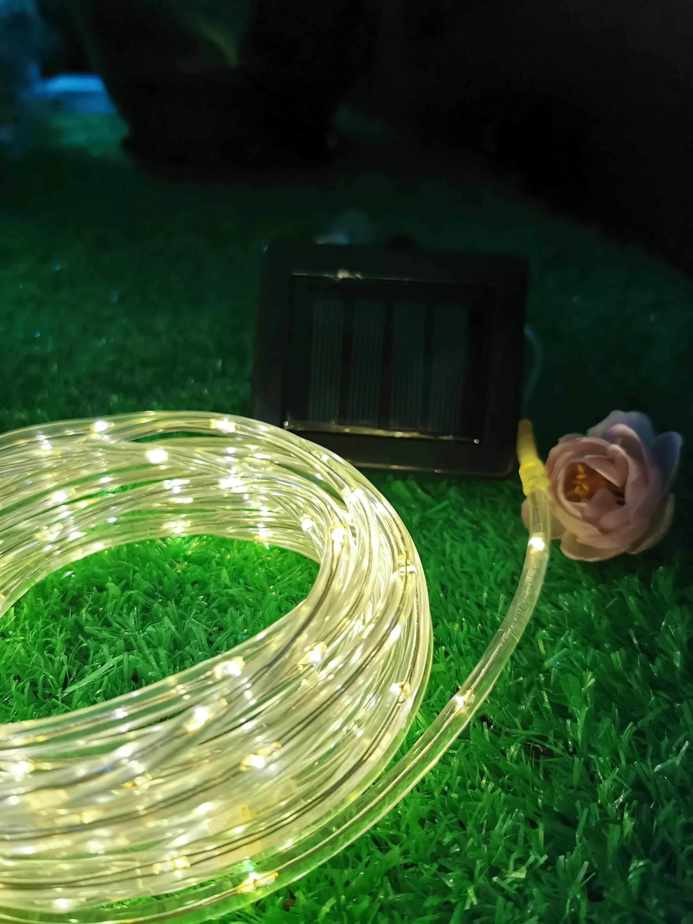 Solar Light Outdoor 5M 10M 15M LED Copper Wire Solar Powered String Light For Spring Summer Holiday Outdoor Decoration