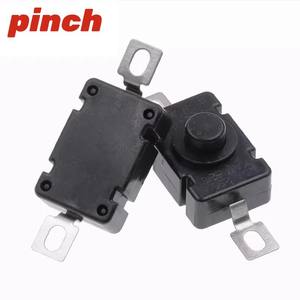 Interruptor de Botón Pulsador Pinch KAN-28 18x12mm 1NO 1.5A 12V con Terminal de Tornillo y Cabeza Redonda de Plástico - Product Image 1