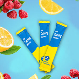 Mezcla de Polvo para Bebida Calmante de Marca Privada/OEM |   Glicinato de Magnesio, L-Teanina, Ashwagandha |   Fabricante con Certificación CGMP y BRC - Product Image 3