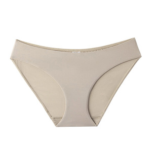Culotte string unie en soie glacée, taille basse, confortable, respirante, sans pression, élastique, ajustée aux hanches, taille personnalisée, haute qualité - Product Image 5