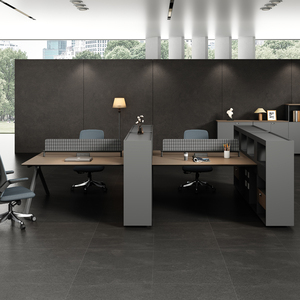 Compartiments de bureau de conception moderne meubles de postes de travail de cloison simple et durable - Product Image 4