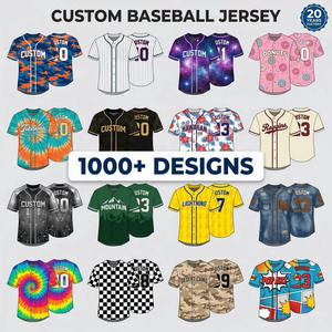 Jersey Baseball OEM Kustom Tim Warna Gradasi Pakaian Olahraga Grosir Jersey Baseball Kustom Desain Garis-garis Seragam Tim Anak-anak - Product Image 6