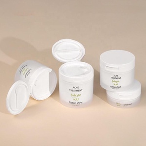 120ml <span class=keywords><strong>150ml</strong></span> chăm sóc da <span class=keywords><strong>container</strong></span> Frosted nhựa mỹ phẩm Jar với thìa thìa và Tweezer 50ml 100ml lật chăm sóc da hàng đầu Jar - Product Image 2