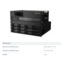Eltek 19 pouces 4U hauteur de Distribution Flatpack2 48V/24kw redresseur intégré système d'alimentation cc intégré