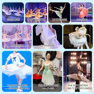 Falda Tutú Morada <span class=keywords><strong>de</strong></span> Modal para Niñas, Estilo Bella Durmiente, para Representaciones Escénicas y Danza <span class=keywords><strong>de</strong></span> <span class=keywords><strong>Ballet</strong></span> en Instituciones - Product Image 4