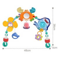 Mobile musical pour berceau, jouets de chevet pour bébé, hochet musical, jouets sensoriels Montessori suspendus, jouets éducatifs OEM pour bébés