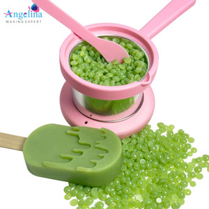 Hot Selling <strong>Pink</strong> 200cc Mini Wax Heating <strong>Warmer</strong> Fast Heating Adjustable Temp Wax Pot Heater Handle for Face <strong>Body</strong> Feet Use JP Plug - Product Image 4