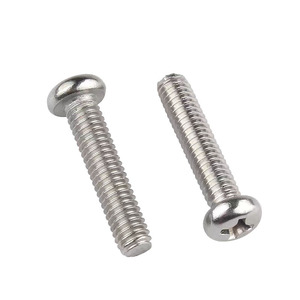 304 Stainless Steel Phillips Pan Head <b>Screws</b> Metric Standard Thread Class 8.8 A2-70 GB818 - Product Image 2