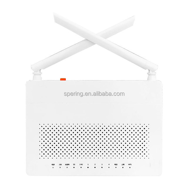 XPON ONT PT939G 5DB 4GE HGU Dual Band WiFi router 2.4G&5G pppoe 4SSID ftth EPON ONU HG6145D1 Fiber Optic Equipment HG6821M