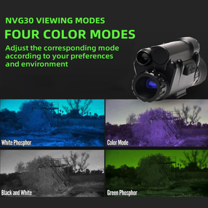 Visore Notturno Digitale TRV NVG30 per Casco, Monoculare a Infrarossi 940nm ad Alta Potenza, Ultra HD per <span class=keywords><strong>Caccia</strong></span>, Campeggio e <span class=keywords><strong>Giochi</strong></span> Notturni - Product Image 3