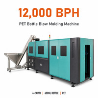 Machine de soufflage par étirage automatique pour PET, 6 cavités, 600 ml, haute productivité, facile à utiliser, pour usine de bouteilles de jus et de boissons