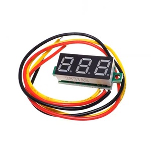 0,28 pulgadas 0,28 "3,5-30V Super Mini Digital rojo verde azul amarillo LED voltímetro de coche voltaje <span class=keywords><strong>Panel</strong></span> medidor Monitor de batería - Product Image 2