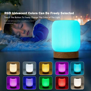 Lampada da Tavolo USB 3D Stampata Ricaricabile, Decorazioni per Camera da Letto, Ornamenti da Scrivania Originali, Lampada Artistica Regalo - Product Image 6