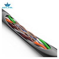 Cable UTP para Exteriores Cat5e de 350MHz, 24AWG, 4 Pares, Cobre Desnudo, 305m, con Cubierta de PE+PVC (-40C~+70C)