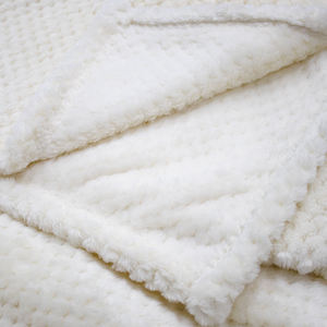 Tùy Chỉnh Sang Trọng Nhà Mềm Kaki Tăng Màu Đỏ Sọc Sọc Dứa Flannel Sáng <span class=keywords><strong>Polyester</strong></span> San Hô Lông Cừu Chăn Cho Mùa Đông - Product Image 4