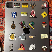 Autocollant en métal personnalisé avec logo de dessin animé, accessoires pour téléphone, broche en émail doux personnalisée pour téléphone portable