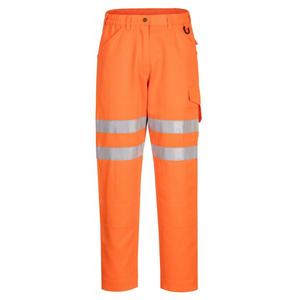 PORTWEST - EC40ORR40 Eco <b>high</b> visibility orange <b>trouser</b> - EAN 5036108366644 HI-<b>VIS</b> WORKWEAR - Product Image 1