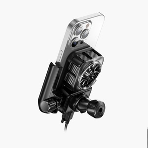 Ventilateur de refroidissement pour téléphone MEMO GW06, support de téléphone portable antichoc, support sécurisé pour le cyclisme, la trottinette, le vélo électrique, la moto - Product Image 1