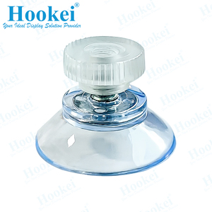 ถ้วยดูดสุญญากาศพีวีซีใสแบบกำหนดเองพร้อมน็อตยึดสำหรับแขวนกระจก - Product Image 4