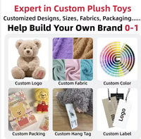 Peluche Lestée Personnalisée Anti-Anxiété Parfumée à la Lavande et Chauffable, Jouet en Peluche Lesté sur Mesure