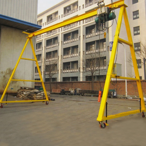 Almacén de 1 tonelada, 2 toneladas, 3 toneladas, 5 toneladas, 10 toneladas, grúa de pórtico portátil de aluminio móvil para interiores - Product Image 6