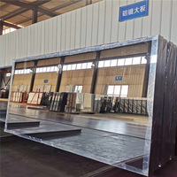 Modern Clear Double-Coated Single Coated Float Sheet Aluminum Mirror Glass with Frameless Design Water Resistant & Eco-Friendly