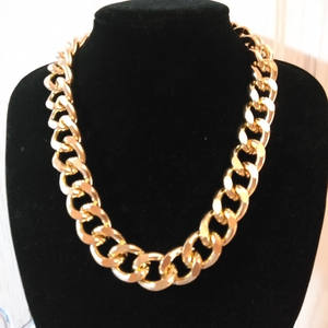 Fashion Chains <b>Necklace</b> <b>Silver</b> 40cm X 10cm Zinc Alloy <b>Chunky</b> Chain Punk Retro Style For Women Gift - Product Image 5