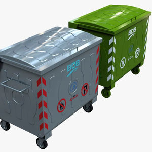 ถังขยะกลางแจ้งแบบเหยียบ รุ่นโมเดิร์น BDB ความจุ 800 ลิตร ฝาเปิดแบบยกได้ ขนาด 120 ลิตร 660 ลิตร รุ่นเปิดด้านบน สำหรับเก็บขยะรีไซเคิล - Product Image 1