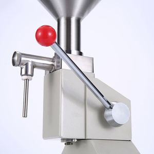 A03 Manual Small Volume Piston Essential Oil Cosmetics Lotion Bottle Paste Filling Machine 50ml - Product Image 4