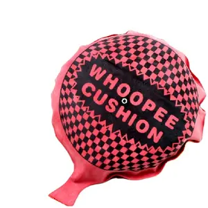 Promotional Toy Customised PVC Inflatable Cushion Whoopee Cushion Fart Whoopie Balloon Self inflating Stuffed Party Pran