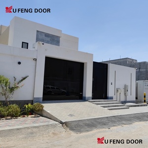 <span class=keywords><strong>Porte</strong></span> de <span class=keywords><strong>garage</strong></span> moderne en aluminium à lames, pliante, inclinable, pare-balles, coupe-vent, encastrée, pour villas de luxe - Product Image 3