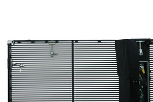 Đầy đủ màu sắc trong suốt LED lưới màn hình ngoài trời cử<span class=keywords><strong>a</strong></span> sổ kính LED màn hình hiển thị cho xây dựng mặt tiền biển quảng cáo tường - Product Image 6