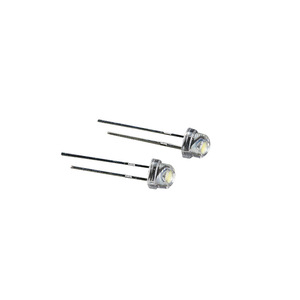 5mm Led Straw Hat Transparent White <b>Light</b> High Brightness Through Hole <b>Plug</b> <b>In</b> Led Beads - Product Image 3