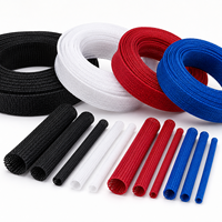 Funda Protectora de Cables Expandible de PET Trenzado Industrial