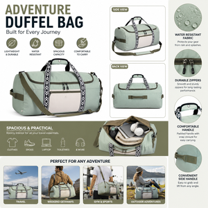 Carry on Duffel <b>Tote</b> <b>Bag</b> Yoga <b>Tote</b> <b>Bag</b> <b>for</b> Women <b>Large</b> Capacity Weekender <b>Travel</b> <b>Bag</b> Compartment - Product Image 1