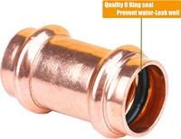 Kit de raccords en cuivre Pro Press 1/2 pouce pour plomberie, raccord Propress, coude à 90 degrés, raccords de tuyauterie d'eau Propress, connexion de plomberie