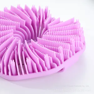 Cepillo de Baño de Silicona Multifacético Portátil y Montable en Pared Zhihan MKS1222, Cinturón Corporal Octogonal para Adultos - Product Image 3