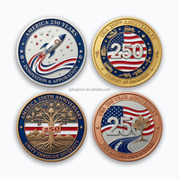 Moneda de Metal Esmaltada 2D Personalizada de Fábrica SEDEX, Moneda Conmemorativa de la Estatua de la Libertad de Nueva York, Regalo al por Mayor