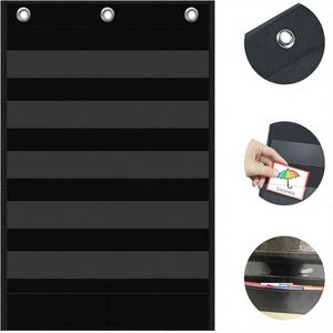 Organizador de Bolsillos para el Aula con 5 Compartimentos, Tabla de Palabras Estándar para el Hogar, la Escuela y la Oficina - Product Image 4